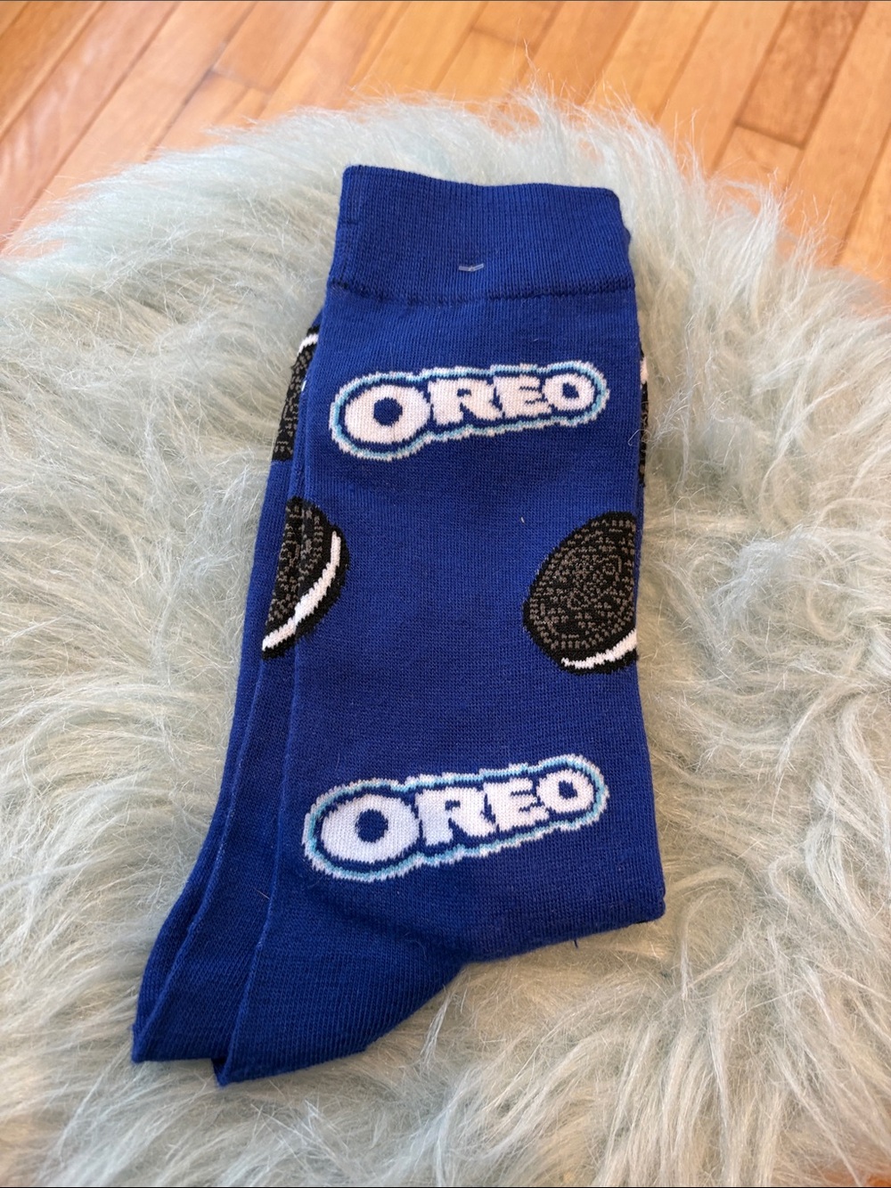 Logo Crew Socks for Men - Blue